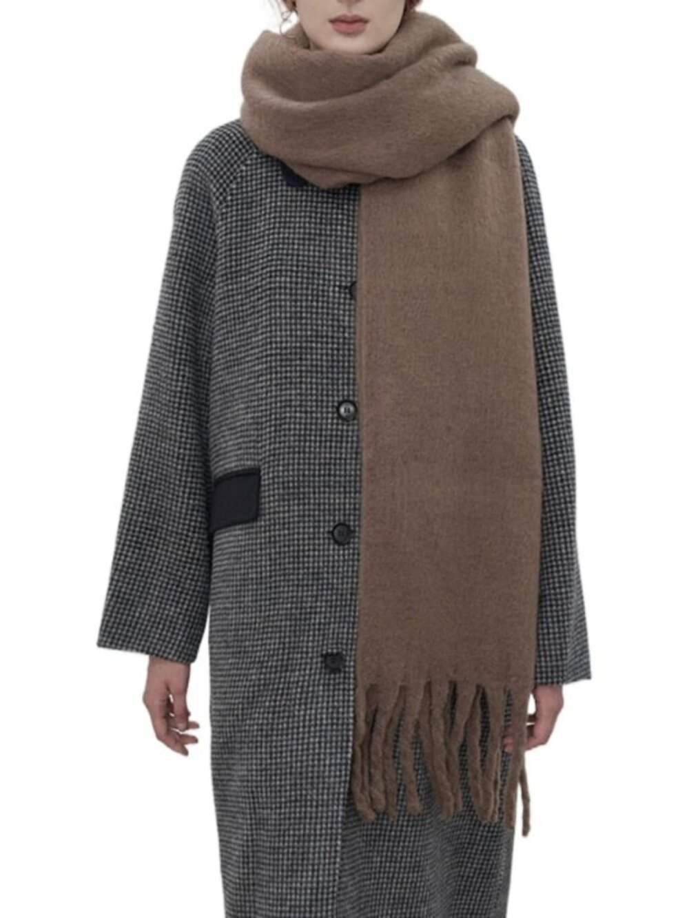 Cozy Chunky Winter Scarf | Soft Warm Pashmina Shawl Wrap for Cold Weather